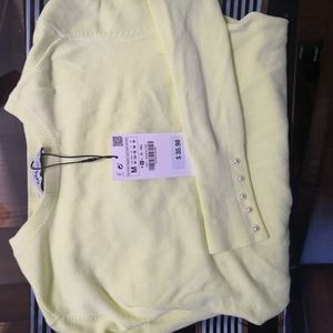 Zara pearl cuff sweather